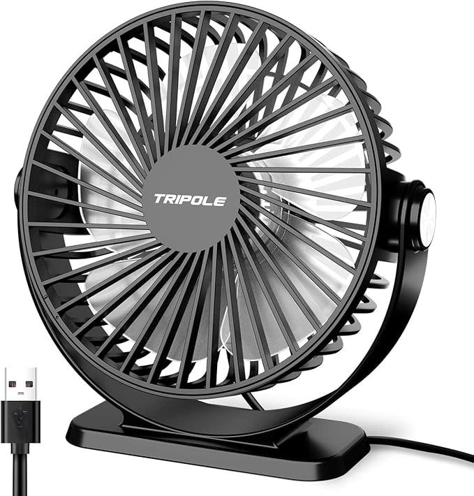 Compact USB-C travel fan